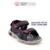  Dép Sandal Quai Dán Bé Trai Cao Cấp, Siêu Nhẹ, Chống Trơn | Crown Space CRUK542 