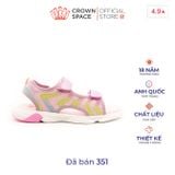  Dép Quai Hậu Bé Gái Cao Cấp, Êm Nhẹ, Nữ Tính | Crown Space CRUK546 