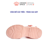  Sandal Bé Gái Quai Dán Crown Space - Êm Nhẹ, Chống Trơn, Thoáng Khí | Crown Space CRUK550 