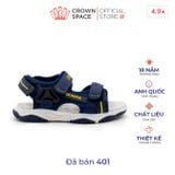  Dép Sandal Quai Dán Bé Trai Cao Cấp, Siêu Nhẹ, Chống Trơn | Crown Space CRUK566 