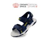  Dép Sandal Quai Dán Bé Trai Cao Cấp, Siêu Nhẹ, Chống Trơn | Crown Space CRUK566 