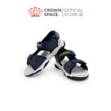  Dép Sandal Quai Dán Bé Trai Cao Cấp, Siêu Nhẹ, Chống Trơn | Crown Space CRUK566 
