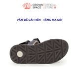  Dép Sandal Quai Hậu Bé Trai Cao Cấp, Nhẹ Êm, Chống Trơn | Crown Space CRUK582 