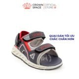  Dép Sandal Quai Hậu Bé Trai Cao Cấp, Nhẹ Êm, Chống Trơn | Crown Space CRUK582 