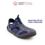  Sandal Quai Hậu Bé Trai Cao Cấp, Thoáng Khí, Chống Trơn | Crown Space CRUK583 
