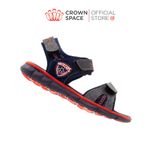  Dép Quai Hậu Sandals Trẻ Em Cao Cấp Chính Hãng Crown Space Dành Cho Bé Trai Đi Chơi Đi Học CRUK527 Size 26 - 35 