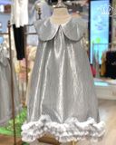  Váy Cộc Tay Bé Gái Chất Liệu Lụa Cao Cấp, Năng Động Và Thanh Lịch | Crown Space CKGS3850109 