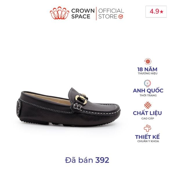 Giày Lười Bé Trai Lịch Lãm, Phong Cách Anh Quốc, Tiện Lợi | Crown Space CRUK452