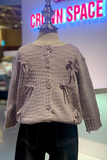  Áo Cardigan Khoác Len Bé Gái Màu Tím/Màu Be Thời Trang Cao Cấp Thiết Kế Độc Quyền Crown Space CKGL6441701 Phong Cách Tiểu Thư Sang Chảnh Dịu Dàng Cho Bé Đi Học Đi Chơi (19kg - 33kg) 