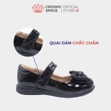 Giày Đi Học Bé Gái Công Chúa Cao Cấp, Êm Nhẹ, Thời Trang | Crown Space CRUK3078 
