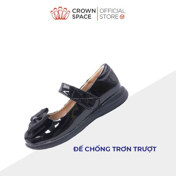 Giày Đi Học Bé Gái Công Chúa Cao Cấp, Êm Nhẹ, Thời Trang | Crown Space CRUK3078