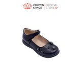  Giày Búp Bê Bé Gái Da Lì Cao Cấp, Tiện Lợi, Êm Ái | Crown Space CRUK3079 