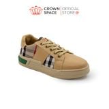  Giày Thể Thao Bé Trai Da Cao Cấp, Êm Ái, Thoáng Khí | Crown Space CRUK261 