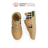  Giày Thể Thao Bé Trai Da Cao Cấp, Êm Ái, Thoáng Khí | Crown Space CRUK261 