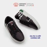  Giày Thể Thao Bé Trai Da Cao Cấp, Êm Ái, Thoáng Khí | Crown Space CRUK261 