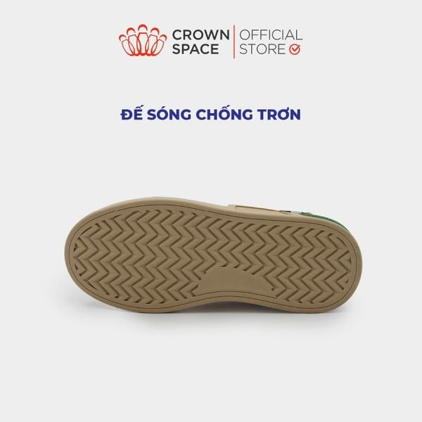 Giày Da Pu Cao Cấp Cho Bé Trai Chính Hãng Crown Space Phong Cách Anh Quốc CRUK261