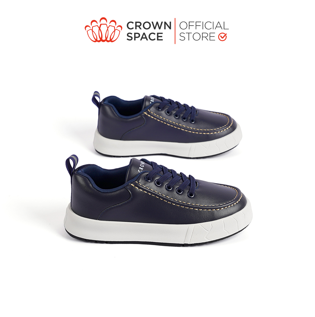  Giày Thể Thao Bé Trai Chính Hãng Cao Cấp Êm Mềm Chống Trơn, Thoáng Khí Đi Học Đi Chơi Đều Phù Hợp - PHIÊN BẢN CAO CẤP | Crown Space CRUK265 