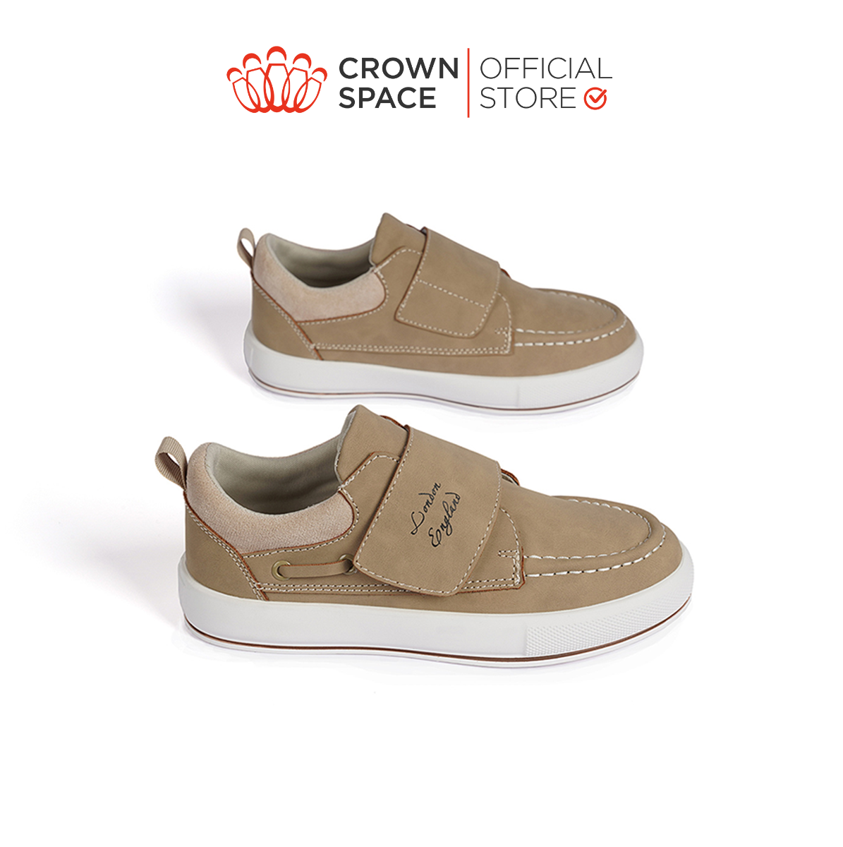  Giày Thể Thao Bé Trai Chính Hãng Cao Cấp Êm Mềm Chống Trơn Thoáng Khí Đi Học Đi Chơi Đều Phù Hợp - PHIÊN BẢN CAO CẤP | Crown Space CRUK266 