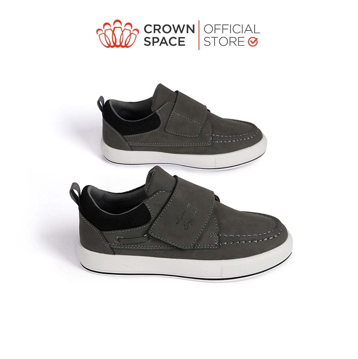  Giày Thể Thao Bé Trai Chính Hãng Cao Cấp Êm Mềm Chống Trơn Thoáng Khí Đi Học Đi Chơi Đều Phù Hợp - PHIÊN BẢN CAO CẤP | Crown Space CRUK266 