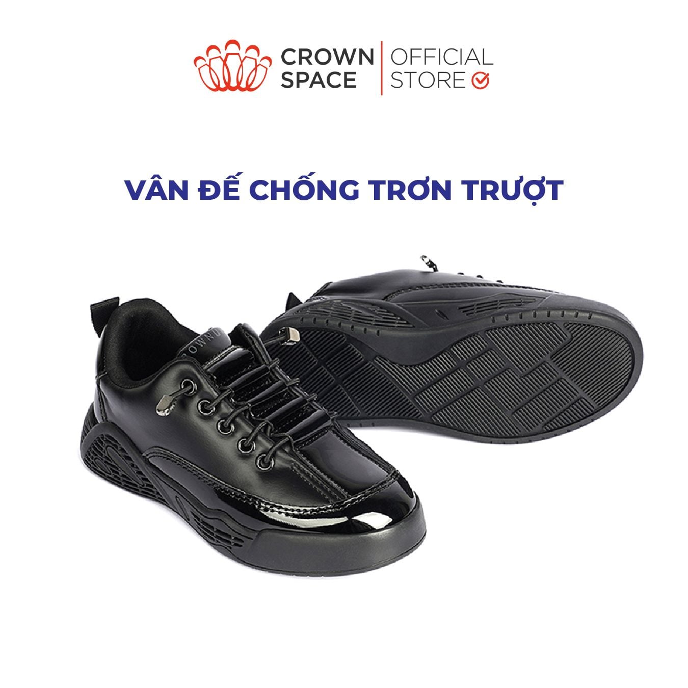  Giày Thể Thao Bé Trai/Bé gái Chính Hãng Cao Cấp Êm Mềm Chống Trơn Thoáng Khí Đi Học Đi Chơi Đều Phù Hợp - PHIÊN BẢN CAO CẤP | Crown Space CRUK267/CRUK268 
