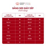  Hướng dẫn đo chân + Bảng Size 