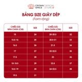  Giày Búp Bê Bệt Bé Gái Cao Cấp, Sang Trọng, Chống Bẹt Chân | Crown Space CRUK3163 