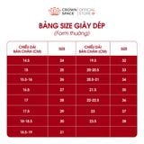  Giày Búp Bê Bệt Bé Gái Cao Cấp, Sang Trọng, Chống Bẹt Chân | Crown Space CRUK3163 