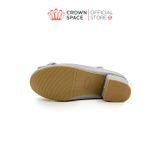  Giày Búp Bê Crown Space Bé Gái CRUK3146 Da Thật Đế Cao Gót Cao Cấp Êm Mềm Thấm Hút Mồ Hôi Size 30-36 Chính Hãng Phiên Bản Pro 