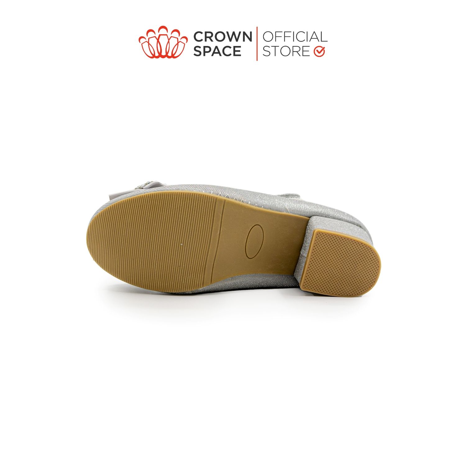  Giày Búp Bê Crown Space Bé Gái CRUK3146 Da Thật Đế Cao Gót Cao Cấp Êm Mềm Thấm Hút Mồ Hôi Size 30-36 Chính Hãng Phiên Bản Pro 