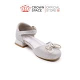 Giày Búp Bê Bé Gái Da Thật Đế Cao Gót, Thấm Hút Tốt | Crown Space CRUK3151 