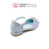 Giày Búp Bê Bé Gái Da Thật Đế Cao Gót, Thấm Hút Tốt | Crown Space CRUK3151 