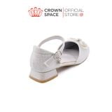  Giày Búp Bê Bé Gái Da Thật Đế Cao Gót, Thấm Hút Tốt | Crown Space CRUK3151 