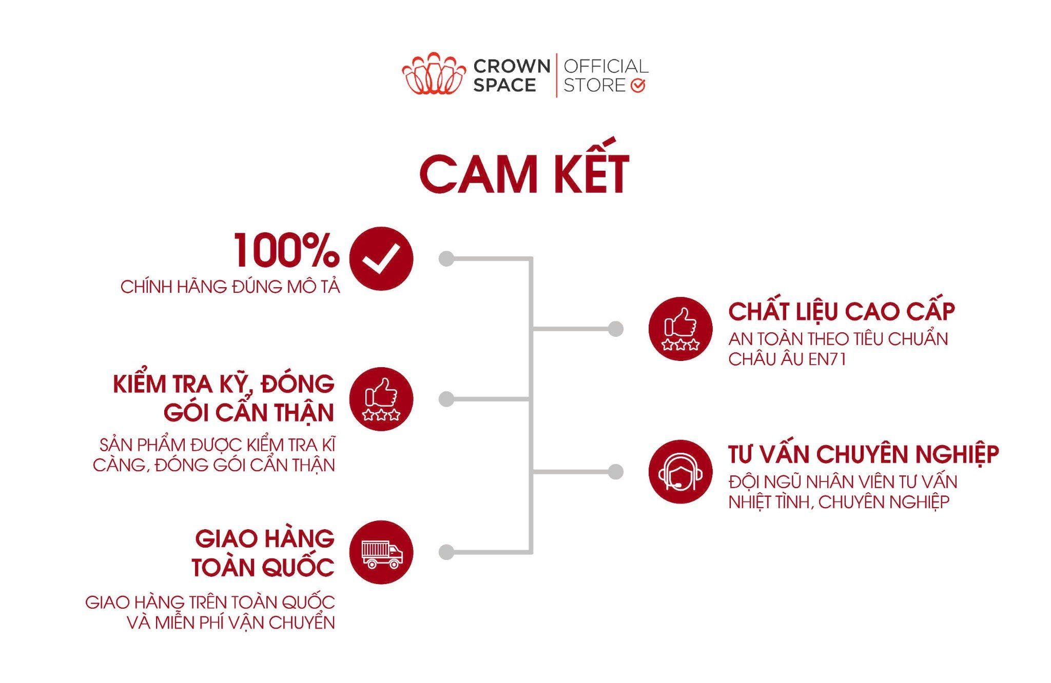  Giày Búp Bê Crown Space Bé Gái CRUK3146 Da Thật Đế Cao Gót Cao Cấp Êm Mềm Thấm Hút Mồ Hôi Size 30-36 Chính Hãng Phiên Bản Pro 