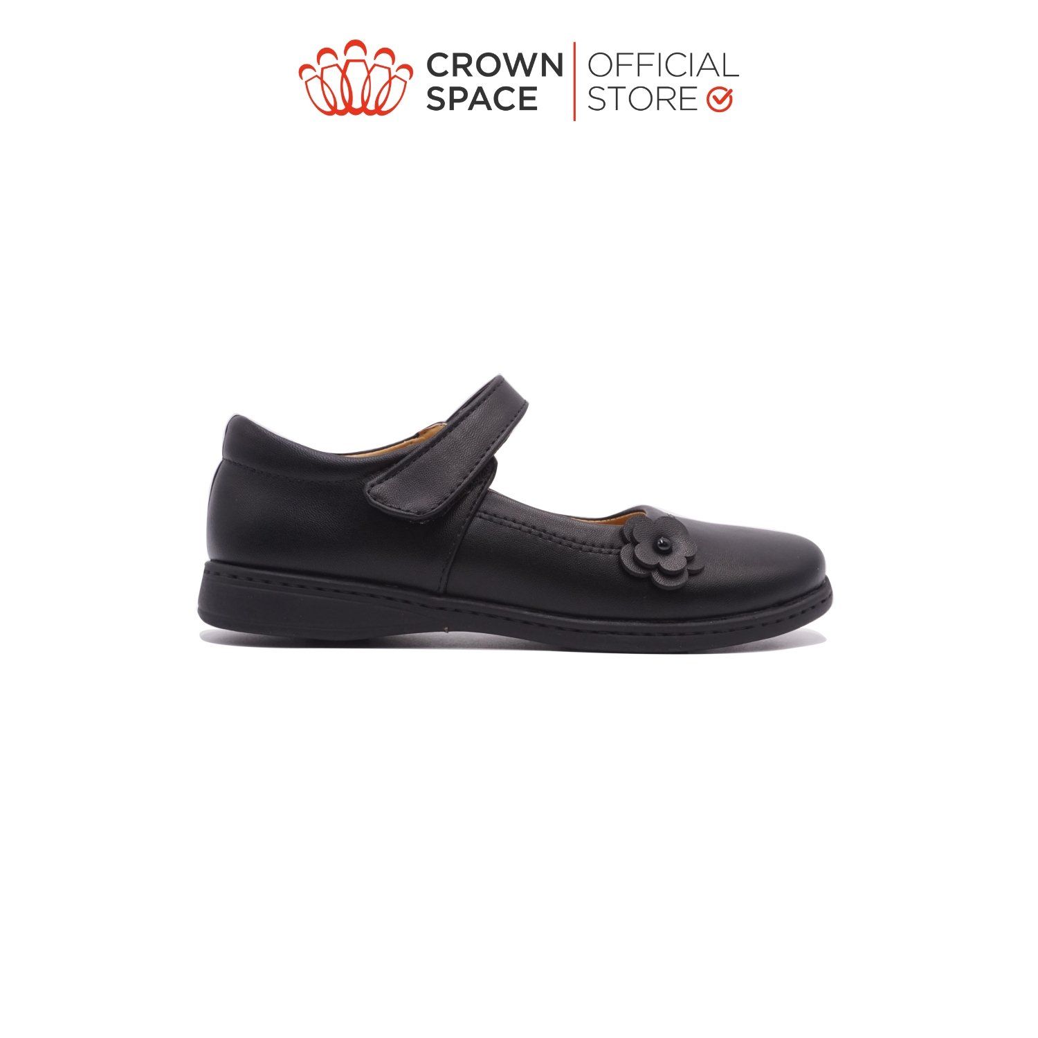  Giày Búp Bê School Shoes Đi Học Trẻ Em Cao Cấp Chính Hãng Crown Space Dành Cho Bé Gái CRUK3059 Size 28 - 38 