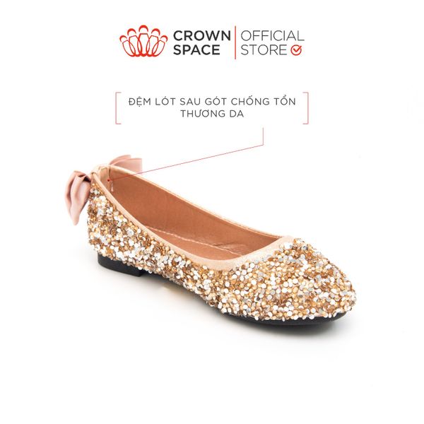 Giày Bệt Búp Bê Cho Bé Gái - Hàng Chính Hãng Thương hiệu Thời trang trẻ em Cao cấp Crown Space