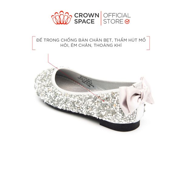 Giày Bệt Búp Bê Cho Bé Gái - Hàng Chính Hãng Thương hiệu Thời trang trẻ em Cao cấp Crown Space