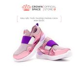  Giày Thể Thao Sneaker Trẻ Em Cao Cấp Chính Hãng Crown Space Dành Cho Bé Gái Bé Trai Đi Chơi Đi Học CRUK8035 Size 28 - 36 