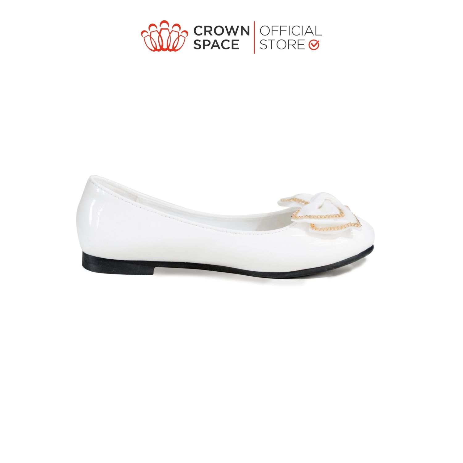  Giày Búp Bê Trẻ Em Cao Cấp Chính Hãng Crown Space Dành Cho Bé Gái Đi Chơi Đi Học CRUK3132 Size 28 - 37 