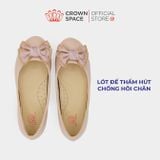  Giày Búp Bê Đế Bệt Cao Cấp, Dễ Thương, Thanh Lịch | Crown Space CRUK3132 