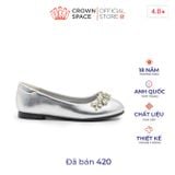  Giày Búp Bê Đế Bệt Cao Cấp, Sang Trọng, Thanh Lịch | Crown Space CRUK3162 
