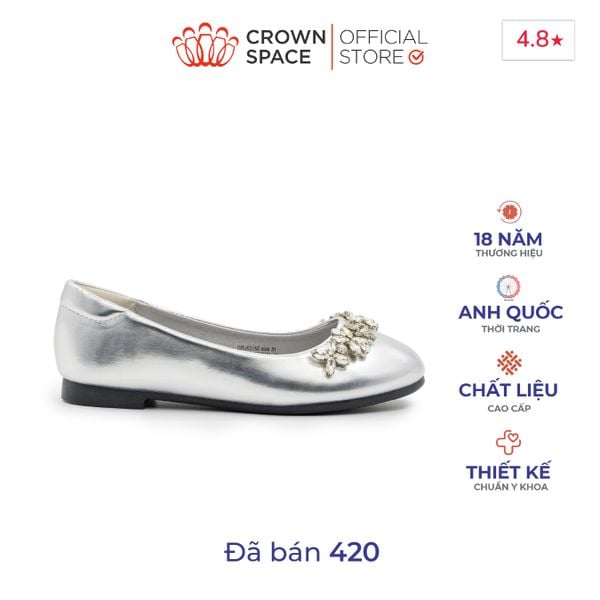 Giày Búp Bê Đế Bệt Cao Cấp, Sang Trọng, Thanh Lịch | Crown Space CRUK3162
