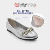  Giày Búp Bê Đế Bệt Cao Cấp, Sang Trọng, Thanh Lịch | Crown Space CRUK3162 