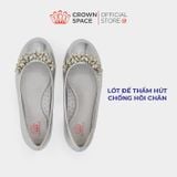  Giày Búp Bê Đế Bệt Cao Cấp, Sang Trọng, Thanh Lịch | Crown Space CRUK3162 