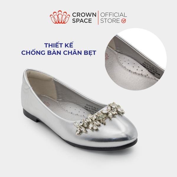 Giày Búp Bê Đế Bệt Cao Cấp, Sang Trọng, Thanh Lịch | Crown Space CRUK3162