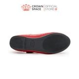  Giày Búp Bê Bệt Bé Gái Cao Cấp, Sang Trọng, Chống Bẹt Chân | Crown Space CRUK3163 