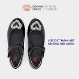  Giày Búp Bê Bệt Bé Gái Cao Cấp, Sang Trọng, Chống Bẹt Chân | Crown Space CRUK3163 