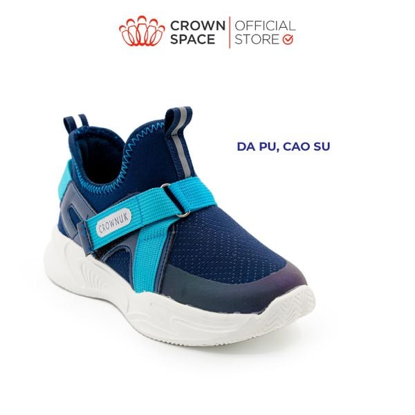 Giày Thể Thao Sneaker Trẻ Em Cao Cấp, Êm Nhẹ, Chống Trơn Trượt | Crown Space CRUK8052