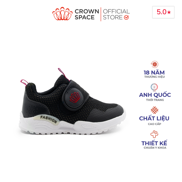 Giày Thể Thao Sneaker Bé Trai Hiện Đại, Thoáng Khí, Chống Mùi | Crown Space CRUK8054