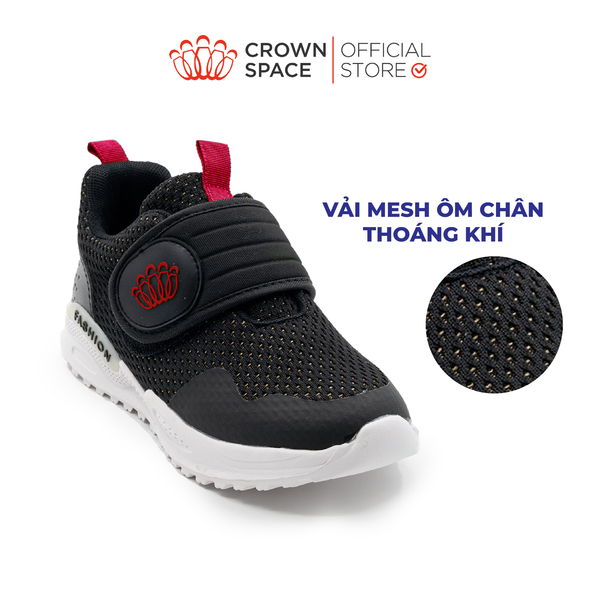 Giày Thể Thao Sneaker Bé Trai Hiện Đại, Thoáng Khí, Chống Mùi | Crown Space CRUK8054