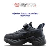  Giày Thể Thao Sneaker Bé Trai Bền Bỉ, Nhẹ Êm, Không Thấm Nước | Crown Space CRUK8055 